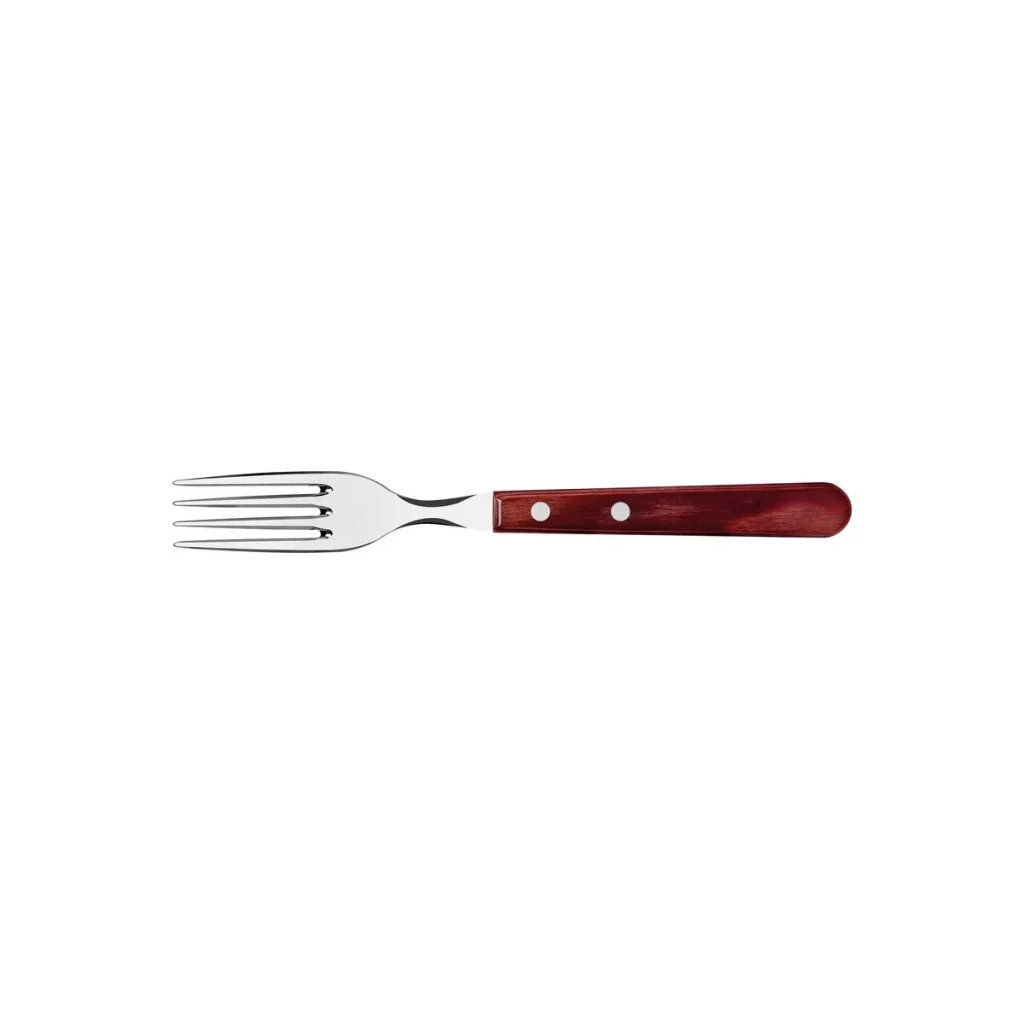 Garfo Jumbo Churrasco com Lâmina em Aço Inox e Cabo de Madeira Tratada Polywood Tramontina