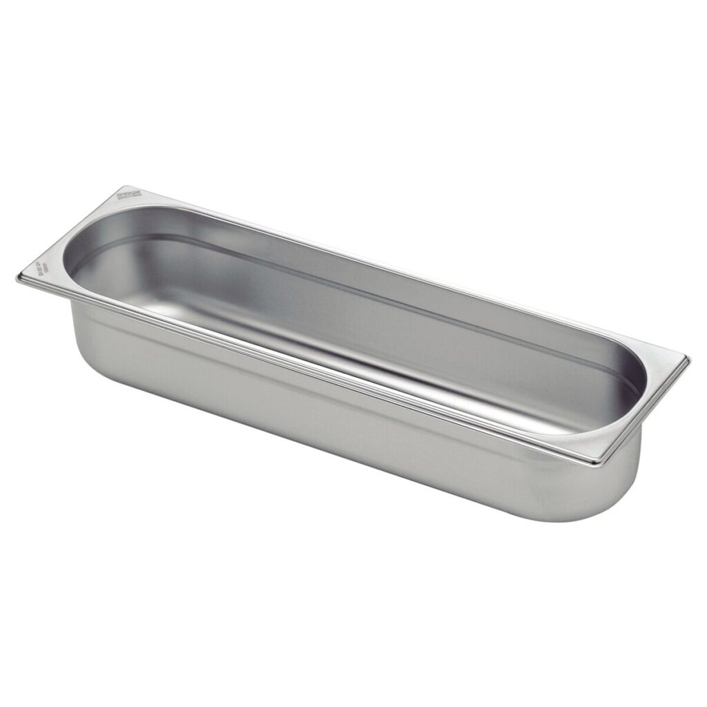 Cuba GN 2/4 em Aço Inox sem Alças Profundidade 100 mm Aço 304 Tramontina