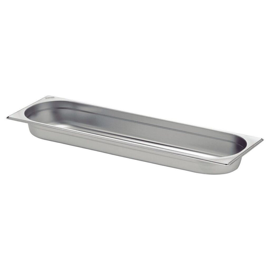 Cuba GN 2/4 em Aço Inox sem Alças Profundidade 65 mm Aço 304 Tramontina