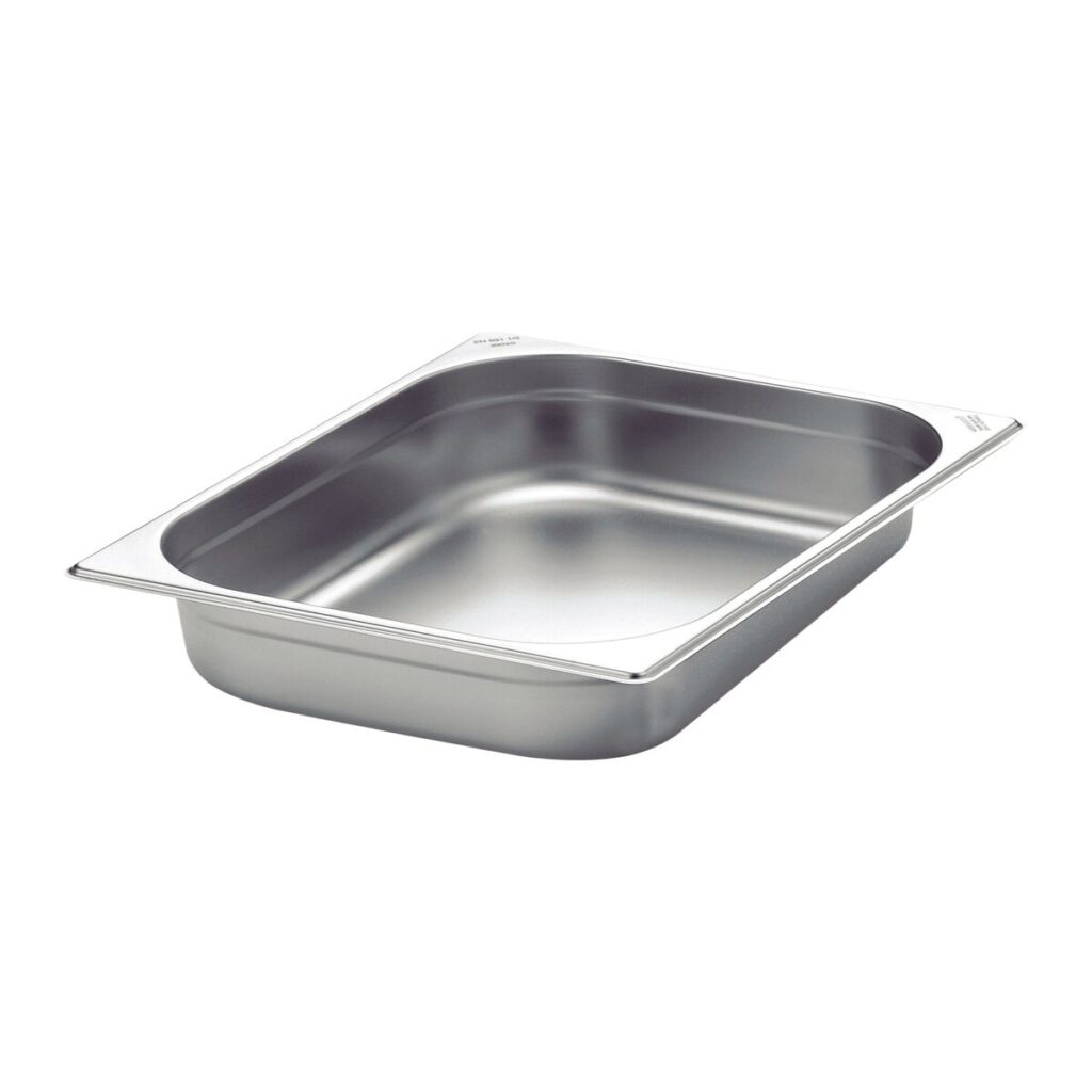 Cuba GN 1/2 em Aço Inox sem Alças Profundidade 40 mm Aço 304 Tramontina