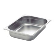 Cuba GN 1/2 em Aço Inox sem Alças Profundidade 65 mm Aço 304 Tramontina - Imagem 1